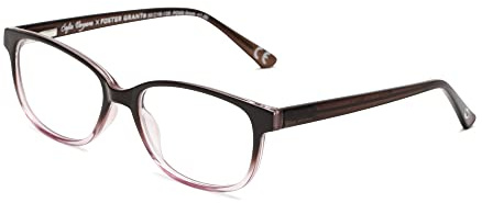 Foster Grant Sofia Vergara x women's Alicia Blue Light Multi Focusâ„¢ Glasses Reading Glasses, Brown and Lilac, 50mm US