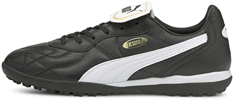 Puma King Cup TT Mens Astro Turf Football Boots Black/White 10.5 (45)