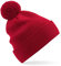 Beechfield B450N Organic Cotton Snowstar Beanie - Classic Red