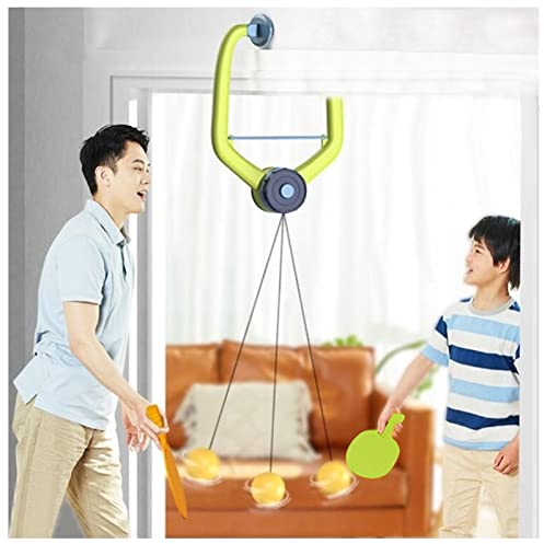 LILANAI Tischtennis Rebound Tafel Tischtennistrainer, Leicht Klein Ping-Pong-Return-Übungsgerät, Zum Selbsttraining/Freizeit/Dekompression/Kid Indoor Outdoor-Spiel