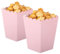 ZOOYOO 24 Stück Popcorn Tüten Klein Rosa - 5.5 * 7.5 * 10.5cm - für Rosa Party-Dekorationen, Babyparty-Show, Geburtstagsparty Mädchen