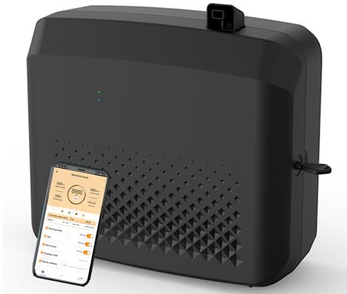 Scent Diffuser Bluetooth – 5.500 m² Duftluftmaschine für Zuhause, Hotels und gewerbliche Nutzung, HVAC-Zerstäuber-Diffusor – großer Raum, wasserlose Duftmaschine mit anhaltendem Duft – 800 ml Flasche