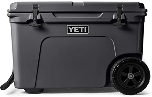 YETI Tundra Haul Wheeled Cool Box, Insulated Hard Cooler, Charcoal