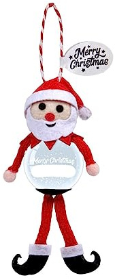 Personalised Snowglobe tree decoration (Blank Santa)