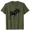 Elch Hirsch für Jäger Jagd T-Shirt