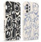 Pnakqil 2 stück Handyhülle für Samsung Galaxy A52 5G 6.5,Hülle Lustiges Verdrehtes Lächeln Grimace Bemaltes Muster süß Aesthetic Mädchen Silikon Schutzhülle Tasche Schön Kameraschutz Case