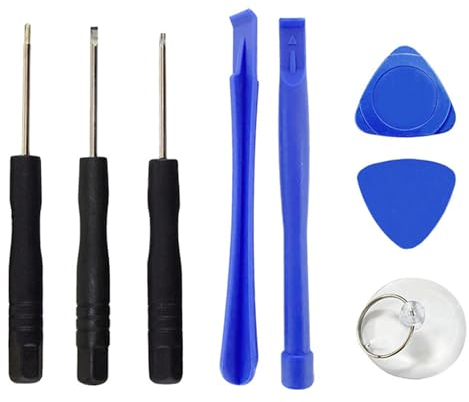 Handy Reparatur Werkzeug Set mit T8000 Handy Display Kleber, Mehrzweckkleber, Kristallklarer Kleber, Handy Öffnungs Reparatur Werkzeug für Smartphone,Tablets, Uhren, Brillen (Werkzeug Set)