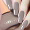 DouborQ Coffee Nail Polish Long-lasting Glossy Nail Art Varnish (40)