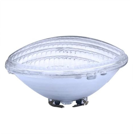 KMGUZRRWD Projecteur RGB Par56 for Piscine, Conforme à la Norme IP68, AC 12/AC 24v, 15/18/24W, Ampoule for Fontaine, étanche IP68, Lampe d'extérieur sous-Marine(Color:Warm White,Size:AC24V-15W)