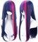 COSPLAZA Twilight Sparkle 70cm Gerade Lange Blau Rosa Lila Frauen Cosplay Kostüm Perücke mit Bangs