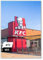 KFC Fast Food Restaurant Logo at Its Building, Kühlschrankmagnet