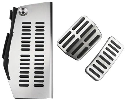 WBWBB Pedalkappen Für VW Golf 4 MK4 Golf4 1997-2005, Pedalschutz Beschleuniger Bremse Gaspedal Abdeckungen,at with Rest