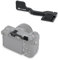 JJC A6700 Faltbare Metall Daumen Hoch Griff für Sony Alpha 6700 A6700 Kamera, ILCE-6700 Hot Shoe Abdeckung Aluminiumlegierung Daumenauflage Unterstützung Verbesserte Handgriff mit Silikon Schutz