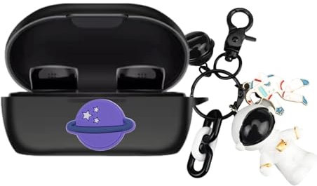 Casevita Niedliche Hülle, kompatibel mit Bose QuietComfort Earbuds 2024 mit Schlüsselanhänger, Cartoon Anime Schutzhülle, kompatibel mit Bose New QuietComfort Wireless Noise