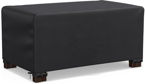OOOXZO Housse de Protection Table de Jardin Rectangulaire 140x90x80cm/LxWxH Bache de Protection Exterieur Table imperméable - Coupe-Vent - Résistante aux UV - Housses pour Mobilier De Jardin