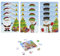 Lizzy 24 x Mini Christmas Jigsaw Puzzle Assorted Designs Santa, Elf, Snowman | Boys Girls XMAS Gift Toys Party Bag Favours, Stocking Fillers, Lucky Dip Prizes & Christmas Eve Boxes