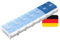 KMINA - Tablettenbox 7 Tage, Groß, Deutsch, Medikamentenbox