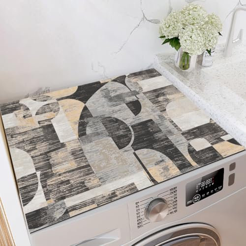 Coprilavatrice 50x60cm,Copri Lavatrice Esterni,Multifunzionale Universale,Coprilavatrice da Interno per Lavatrici,Asciugatrici,Cucine,Bagni (Multicolore E)