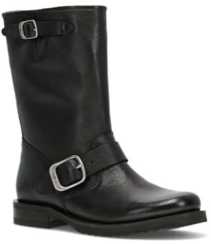 Frye Veronica Flex Short, Stivali da Motocicletta Donna, Nero-Kappa, 38 EU