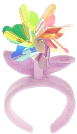 BESTYASH Colorful Windmill Headband Sequin Headband Festival Accessories for Women