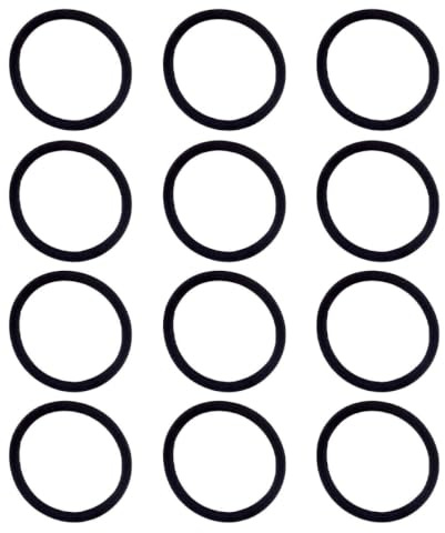 JOINPAYA 100 Stück Schwarze Haargummis für Kleinkinder Nahtlose Elastische Haarbänder für Mitteldickes Haar Weiche Haarschleifen für Babys und Mädchen Haar Accessoires für Alltag und