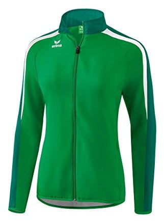 ERIMA Damen Präsentationsjacke Präsentationsjacke, smaragd/evergreen/weiß, 34, 1011833
