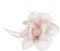 GEMVIE Bibi Mariage Femme Petit Chapeau Pince à Cheveux Fleur Broche Rose Clair