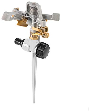 CELLFAST Pulsationssprenger Impulsprenger Pulsationsregner Aus Metall Gartensprinkler Rasensprenger Für Rasen Blumen Pflanzen Stufenregulierung Basic