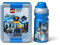 Room Copenhagen Juego de Almuerzo Lego City, Negro-Plata, One Size