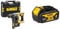 DEWALT - Perforateur SDS-PLUS Brushless 2J XR 18V - Cap. de perçage max. béton/métal/bois 24/13/26mm - Vitesse 0-1100tr/min & Batterie XR 18V 4 Ah Li-Ion - DCB182-XJ - Témoin de Charge Lumineux