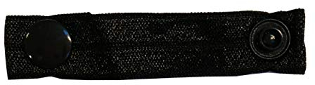 Dimples Hundehalstuch - Verlängerung SCHWARZ für das Halstuch - einfache Vergrößerung Dein Dimples Halstuch - Hunde Besitzer Geschenk - Handgemachtes Hunde Accessoire