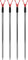 normani 4er Set Teleskop Rutenhalter 75-135 cm Rutenauflage Rutenständer Schnurlaufkerbe U-Auflage Farbe Red