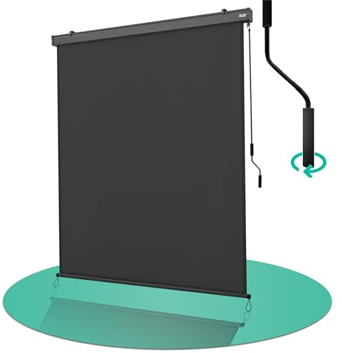 Strattore Toldo Vertical Extensible 140x250 cm - Enrollable Estor Enrollable con Protección Solar Extensible - Rodillo Pantallas para Balcón Terraza Jardín Porche Protección de Privacidad - Antracita