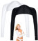 ASTER UV Protection Shawl Arm Sleeve Cooling Shawl Arm Sleeve with Finger Hole Sun Protection Cooler Shrug Arms Wrap 2-piece set Black/white
