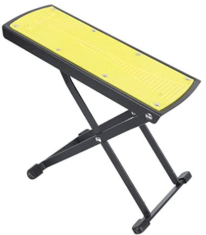 Lurrose Folding Step Stool Folding Bracket Pedicure Foot Rest Foot Shower Beauty Step Holder Pedicures Treat Stool Foot Nail Bending Tool for Home Shop Yellow Folding Step Stool Nail Art