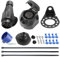 SPARKMOTO Prise Remorque 13 Broches Femelle Et Fiche Remorque 13 Broches Male,12V Prise Attelage pour Remorque 13 Broches Étanche,avec Kit Support de Montage et Joint arrière,Norme ISO11446 (SK1301D)