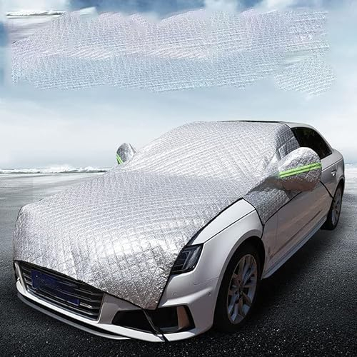 NAVIXE Scheibenabdeckung Auto,Für Opel Corsa-C Corsa-D Corsa-E Corsa-F Grandland Grandland-X,Faltbare Abnehmbare Gegen Schnee Frost und Sonne,Thin Style(255 * 240cm)