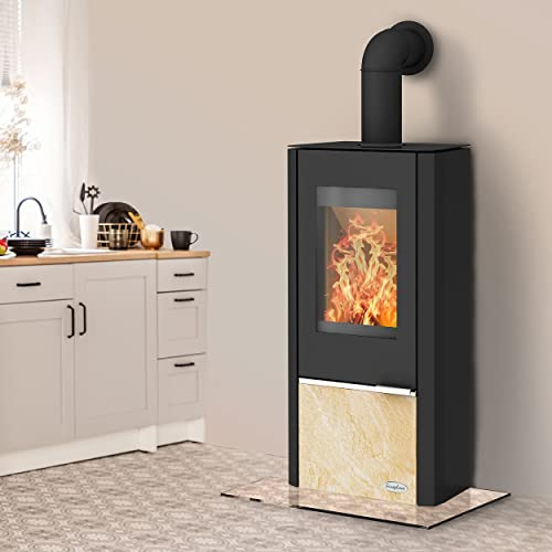 Fireplace K6905 Kingstone Kaminofen Stahl mit Sandsteineinsatz/A+