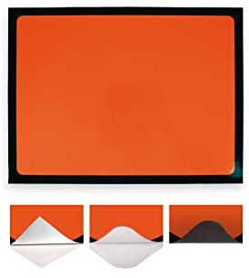 ADR Tafel - Gefahrgutwarntafel - ADR Schild für Gefahrguttransporte - Ausführungen: selbstklebend, selbsthaftend+, magnetisch - reflektierend orange mit schwarzem Rand - 400 x 300 mm (magnetisch)