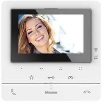 poste intérieur - vidéo - classe 100x - connecté - avec boucle inductive - blanc - bticino bt344682