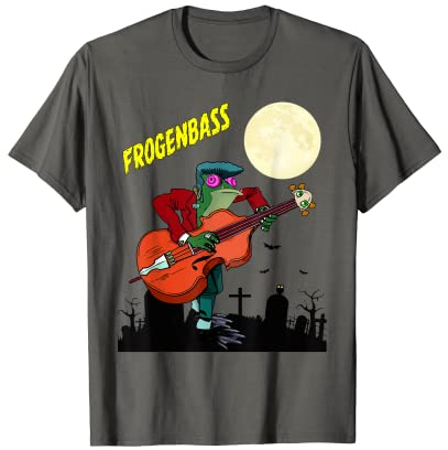 Poison Dart Frog Hotrod Rockabilly Boogie Blues Kontrabass T-Shirt