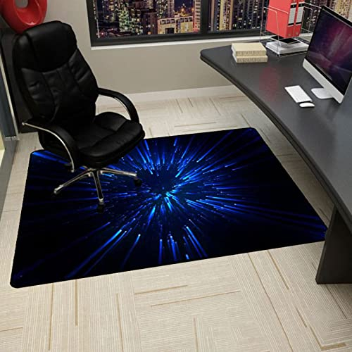 Gaming Teppich Bürostuhl Unterlage Bodenschutzmatte Stuhlmatte Gaming Bürostuhlunterlage Rutschfestes Stuhl Unterlage Fußbodenschutz Chair Mat Teppich Bodenmatte Stuhlunterlage 70×100CM