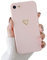 ZTUOK Handyhülle für iPhone 7/8/SE 2020/SE 2022 - Schutzhülle mit Herz-Muster in Rosa - Stoßfest, Ultra Dünn, Silikon, Weiche Flüssige Silikonhülle