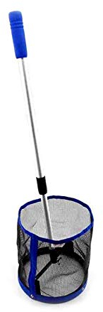 Effizienter Tischtennisball-Picker mit 120 Bällen Kapazität – Retriever-Sammler, Pingpong-Ballroller für einfache Sammlung – Blau