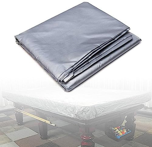 Verdickte Billardtischabdeckung, Billard-Billardtischabdeckung Hard Top, PVC wasserdichte, staubdichte, feuchtigkeits- und Sonnenschutz-Snookertischabdeckung, für 7/8/9/10/12 Fuß Billardtisch 10ft