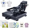 Heat Press Machine Presse à Chaud 38 x 38 cm Presse de la Chaleur Machine de Sublimation Textile Heat Press Pivotant à 360 Degrés pour t-Shirts/Coussin/Sac