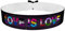 Love is Love Stoffarmband - LGBTQ Armband für alle - Handgemacht & Wasserfest - Unisex Freundschaftsarmband