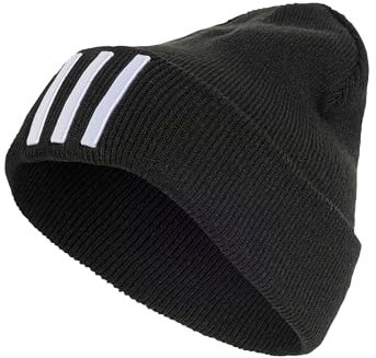 adidas Unisex 3-Streifen Mütze Black/White Herren (M/L)