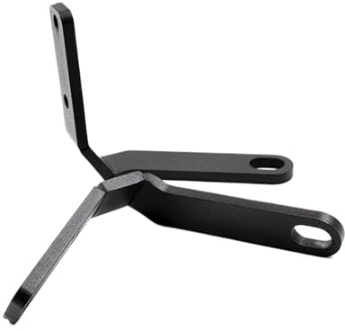 REOKIP Lenkerendenspiegel Halterung Für Motorrad-Rückspiegel Nach Unten Lenker-Rückspiegel Nach Unten Für Rebel 500 300 250 CMX500 CMX300 CMX250 CM300 Motorrad Rückspiegel