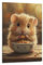 DHBANEIOK Hamster Leinwand Bilder,Wand Druck Gemälde Drucke Wandbilder,Modern Wall Art Poster Wohnzimmer Deko 12x18inch(30x45cm)